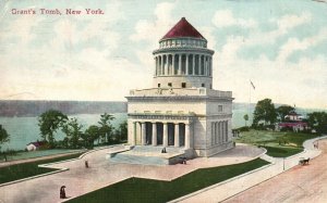 Grant's Tomb Historical Landmark Front View New York Vintage Postcard 1910