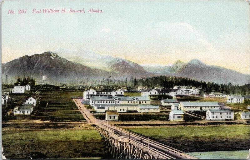 Fort William H. Seward Alaska AK Haines UNUSED Postcard E53