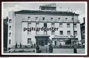 dc1599 - GERMANY Frankfurt 1954 Rhein Hotel Terrasen Cafe