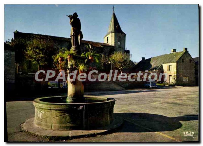 Postcard Modern ROYERE Vassivi?res instead Fountain Church