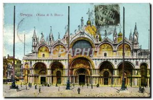 Old Postcard Venezia Chiesa di S. Marco