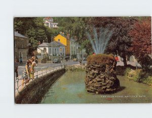 Postcard The Fish Pond Matlock Bath England