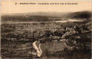 CPA CONDRIEU Vue générale prise de la route de Rive de Gier (443623)