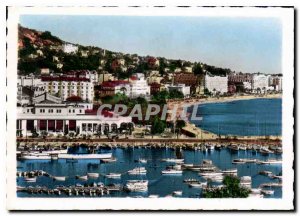 Modern Postcard Cannes Harbor on the Croisette Casino
