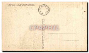 Old Postcard Cite De Carcassonne lees High