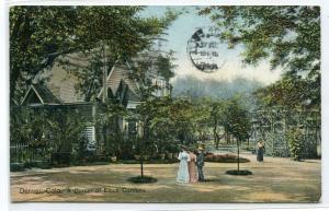 Elitch Gardens Botanical Garden Denver Colorado 1908 postcard
