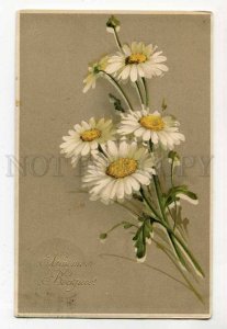 285924 RUSSIA EASTER Bouquet UnSign KLEIN Vintage RPPC