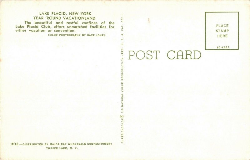 Lake Placid Club New York Postcard 2R3-336 