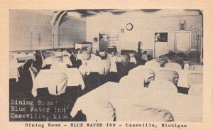 Caseville Michigan Blue Water Inn Dining Room Vintage Postcard AA65431