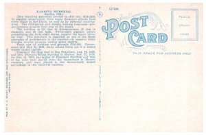 Warren G Harding Memorial Marion Ohio Postcard