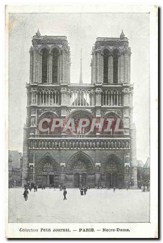 Old Postcard Collection Diary Paris Notre Dame