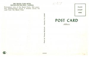 Floriida  Naples on the Gulf The Beach Club Hotel  Golf