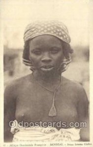 Afrique Occidentale Francaise Senegal Jeune Femme Cerere African Nude Unused 