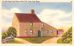 An Old Cape Cod House in Dennis, Massachusetts