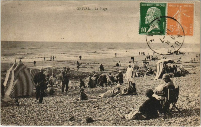 CPA ONIVAL-sur-MER La Plage (807990)