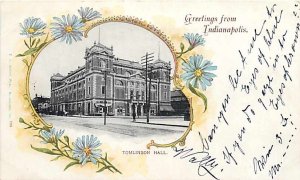 IN, Indianapolis, Indiana, Tomlinson Hall, Exterior View, Postal Card