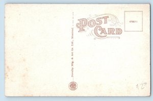Gaspe Quebec Canada Postcard General View River Hills c1910 Antique Unposted