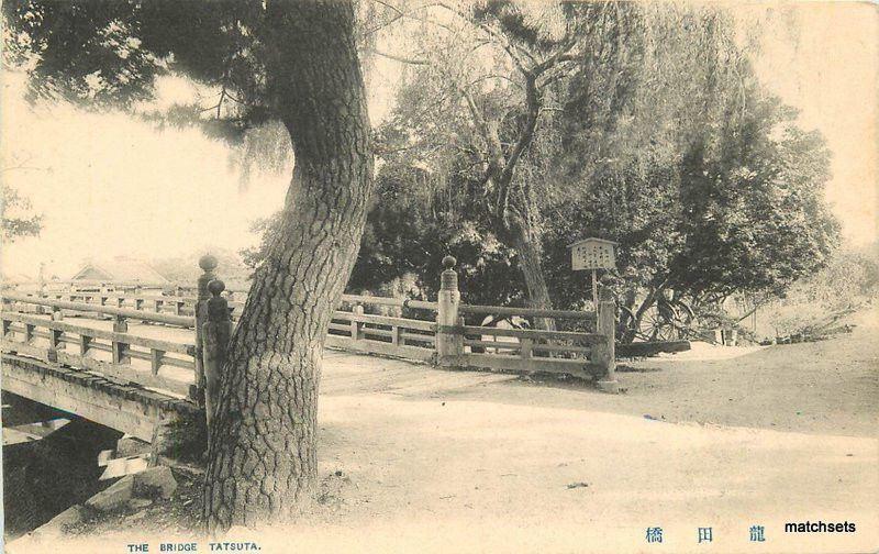 C-1908 Bridge TATSUTA JAPAN Postcard 2646