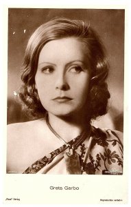 RPPC Greta Garbo Postcard Early 1900s MGM Films 45257/2