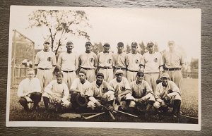 Vintage Mint USA Real Picture Postcard RPPC Alabama Baseball Team