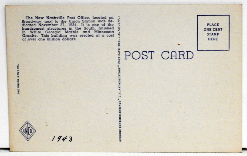 New Post Office, Nashville, Tennessee