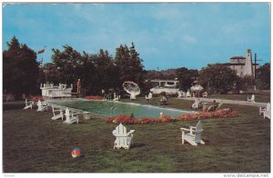 Swimming Pool, Alpine Inn, Fenelon Falls, Ontario, Canada, 40-60´s