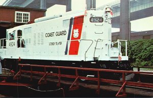 US Coast Guard Locomotive No. 4924 July 1979 Official Launching Vintage Postcard