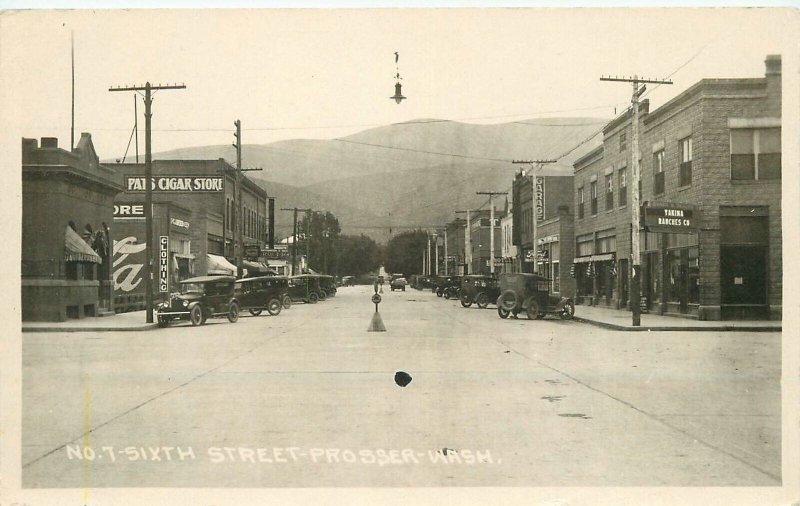 Postcard RPPC Washington Prosser Sixth #7 Wesley Andrews 1120s Waco 23-2382