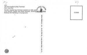 Port Authority Bus Terminal New York City, New York, USA Postcard