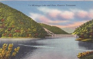 Watauga Lake And Dam Eastern Tennessee