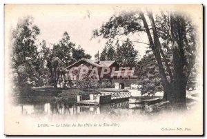 Old Postcard Lyon Le Chalet des Iles (Pare of Tete d Or)