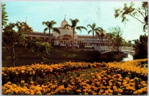 Crystal Palace Restaurant Plaza Canal Lake Buena Vista Florida Posted Postcard