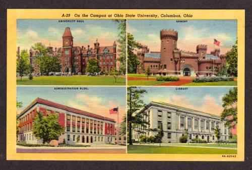 OH Campus at OHIO State University COLUMBUS Postcard PC