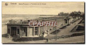 Old Postcard Ostend Promenoir Gallery and Panorama Towards the Kursaal