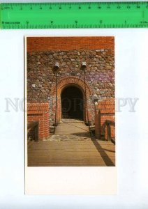 228750 Lithuania TRAKAI gates in donjon of castle old postcard