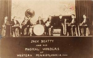 F19/ Pittsburgh? Pennsylvania RPPC Postcard c1910 Jack Beatty Band