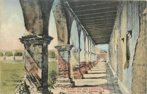 C-1910 Orange California Corridor San Juan Capistrano Mission postcard 25-3737