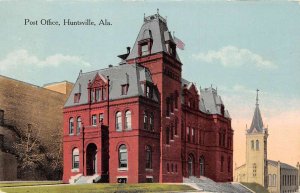 Huntsville Alabama Post Office Vintage Postcard AA67258 