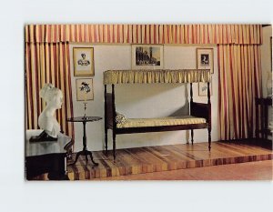 Postcard Empress Josephine's crib, The museum, La Pagerie Estate, France