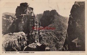 Postcard RPPC Ruined Castle Katoomba NSW Australia
