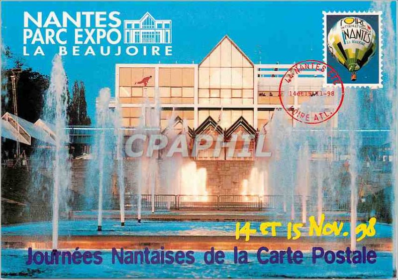 Postcard Modern Nantes La Beaujoire Park Expo 14 and November 15, 98 Journees...