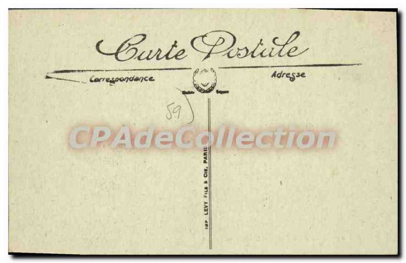 Old Postcard Dunkerque A Cab