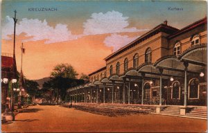 Germany Kreuznach Kurhaus Vintage Postcard C388