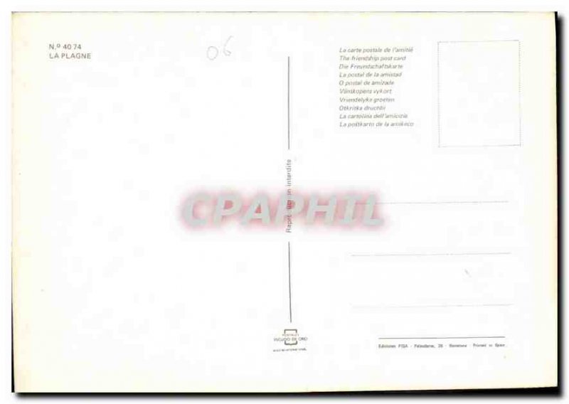 Modern Postcard La Plagne