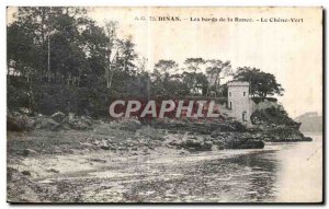 Old Postcard Dinan banks of the Rance Le Chene Vert