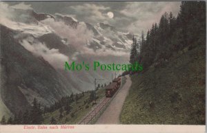 Switzerland Postcard - Electr. Bahn Nach Murren, Swiss Transport RS36911