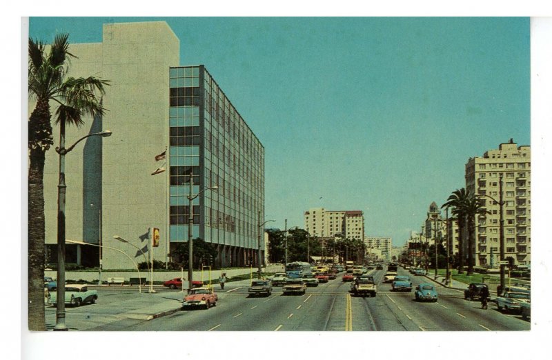 CA - Long Beach. W Ocean Blvd looking East, Street Scene ca 1959
