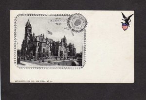 PA University of Pennsylvania Philadelphia College Hall UDB Postcard Vintage PC