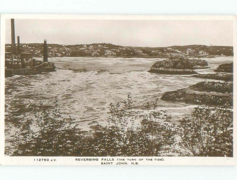 1920's rppc NICE VIEW St. John New Brunswick NB W0957