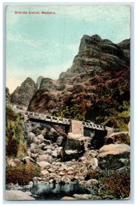 1912 View of Bridge in Grande Curral Madeira Portugal Antique Posted Postcard